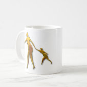 Mutter und Kind Kaffeetasse (Vorderseite Links)