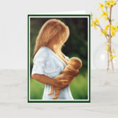 Mutter und Kind Karte (Gelbe Blume)