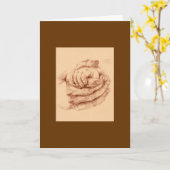 Mutter und Kind Karte (Gelbe Blume)