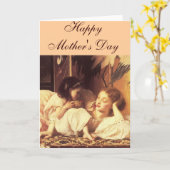 Mutter und Kind Karte (Gelbe Blume)