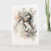 Mutter und Kind Karte (Vorderseite)