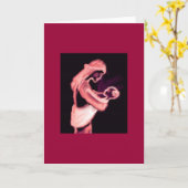 Mutter und Kind Karte (Gelbe Blume)