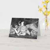 Mutter und Kind - Karte (Gelbe Blume)