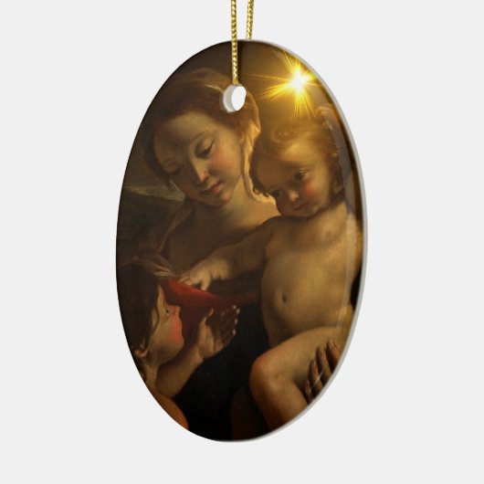 Mutter und Kind Keramikornament (Links)