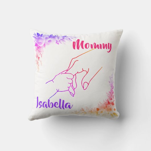 Mutter und Kind Kissen (Rückseite)