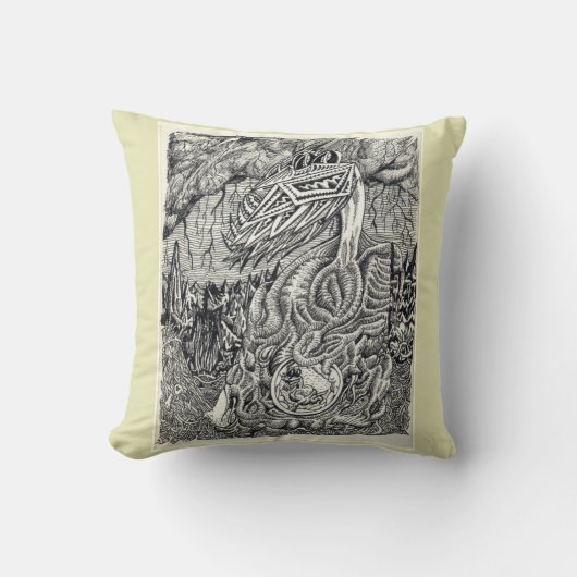 Mutter und Kind Kissen (Vorderseite)