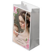 Mutter und Kind Kleine Geschenktüte (Rückseite Schrägansicht)