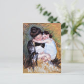 Mutter und Kind - Kunstwerk von Mary Cassatt, 1900 Postkarte (Stehend Vorderseite)