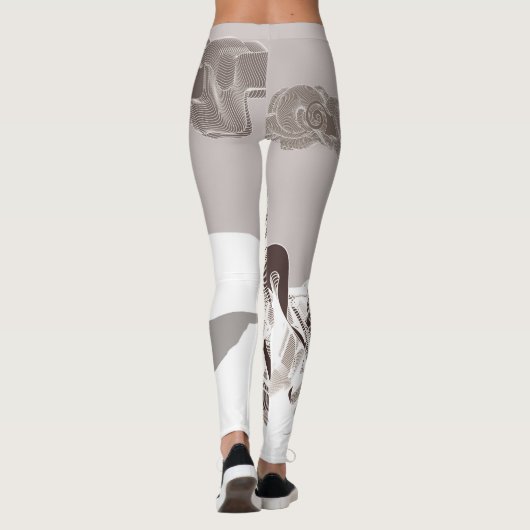 Mutter und Kind Leggings (Rückseite)