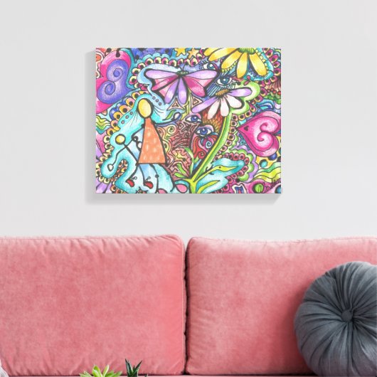 Mutter und Kind Leinwanddruck (Insitu (Wohnzimmer))