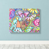 Mutter und Kind Leinwanddruck (Insitu (Holzboden))