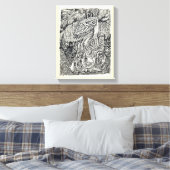 Mutter und Kind Leinwanddruck (Insitu (Schlafzimmer))