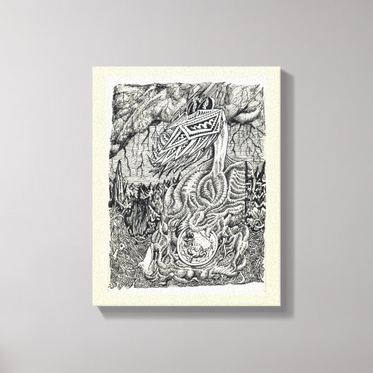 Mutter und Kind Leinwanddruck (Vorderseite)