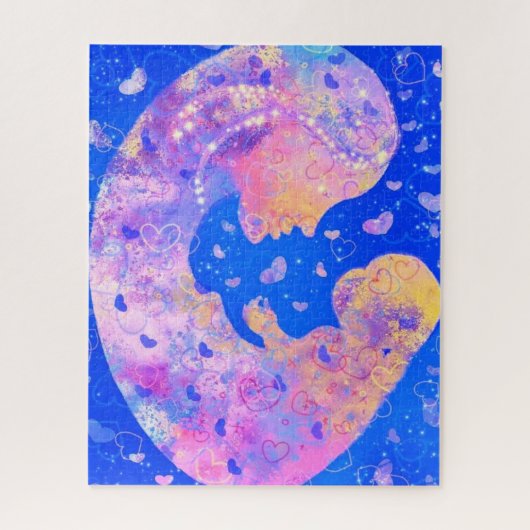 Mutter und Kind - Liebe Puzzle (Vertikal)