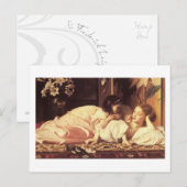 Mutter und Kind - Lord Frederick Leighton Postkarte (Vorne/Hinten)