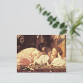 Mutter und Kind - Lord Frederick Leighton Postkarte (Stehend Vorderseite)