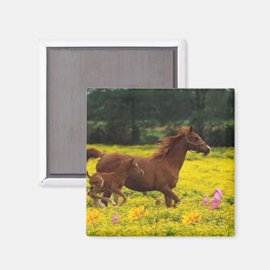 Mutter und Kind Magnet (Vorderseite/Rückseite)