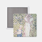 Mutter und Kind Magnet (Vorderseite/Rückseite)