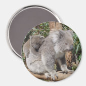 Mutter und Kind Magnet (Vorderseite/Rückseite)