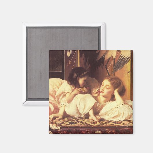 Mutter und Kind Magnet (Vorderseite/Rückseite)