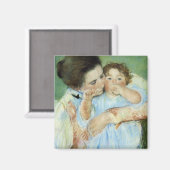 Mutter und Kind Magnet (Vorderseite/Rückseite)