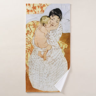 Mutter und Kind, Mary Cassatt Badehandtuch