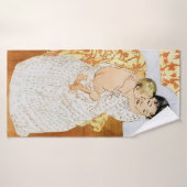 Mutter und Kind, Mary Cassatt Badehandtuch (Badehandtuch)