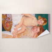 Mutter und Kind, Mary Cassatt Badehandtuch (Badehandtuch)