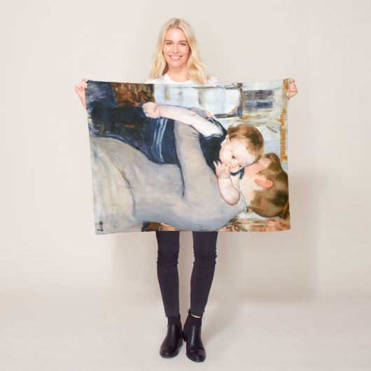 Mutter und Kind, Mary Cassatt Fleecedecke (Beispiel)