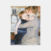 Mutter und Kind, Mary Cassatt Fleecedecke (Vorderseite)
