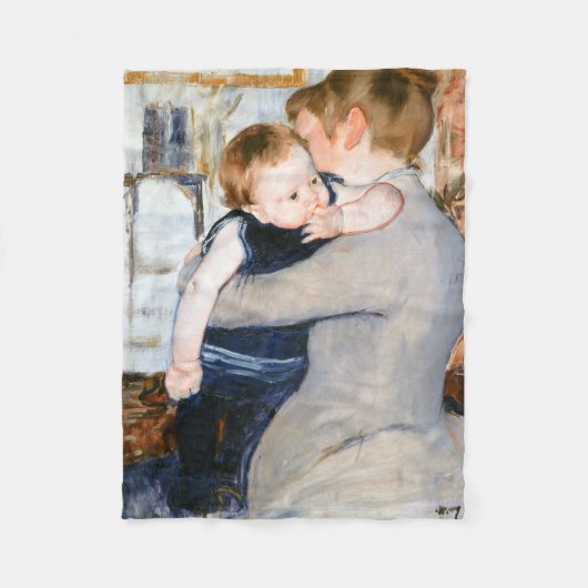 Mutter und Kind, Mary Cassatt Fleecedecke (Vorderseite)