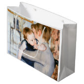 Mutter und Kind, Mary Cassatt Große Geschenktüte (Vorderseite Schrägansicht)