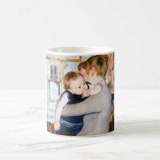 Mutter und Kind, Mary Cassatt Kaffeetasse (Mittel)