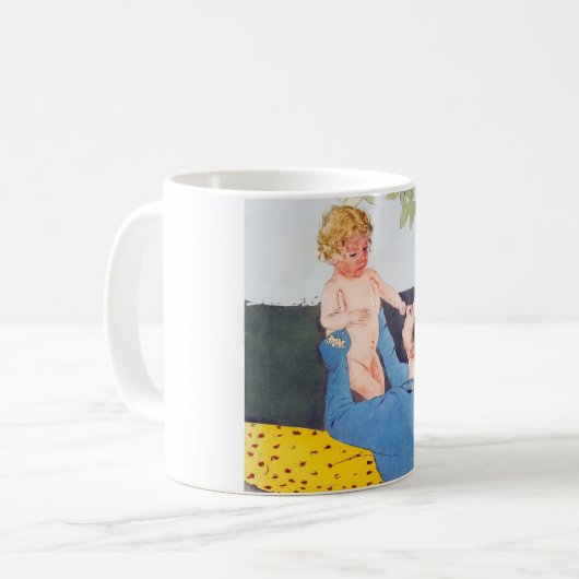 Mutter und Kind, Mary Cassatt Kaffeetasse (Vorderseite Links)