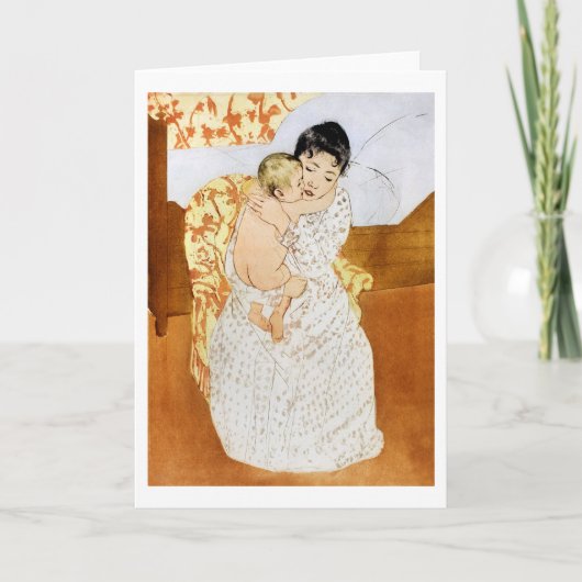 Mutter und Kind, Mary Cassatt Karte (Vorderseite)