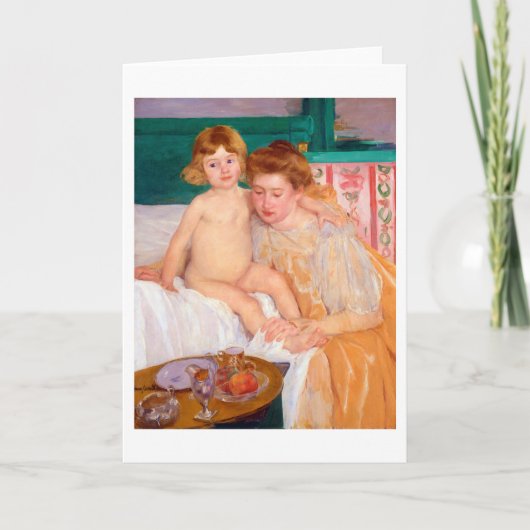 Mutter und Kind, Mary Cassatt Karte (Vorderseite)