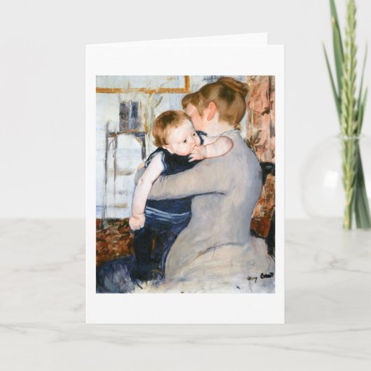 Mutter und Kind, Mary Cassatt Karte (Vorderseite)