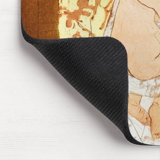 Mutter und Kind, Mary Cassatt Mousepad (Ecke)