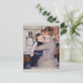 Mutter und Kind Mary Cassatt Postkarte (Stehend Vorderseite)