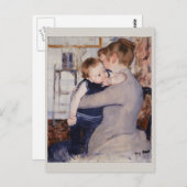 Mutter und Kind Mary Cassatt Postkarte (Vorne/Hinten)