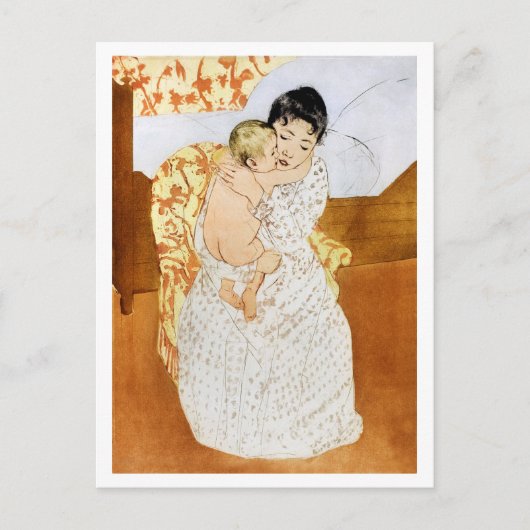 Mutter und Kind, Mary Cassatt Postkarte (Vorderseite)