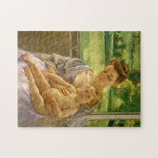 Mutter und Kind | Mary Cassatt Puzzle (Horizontal)