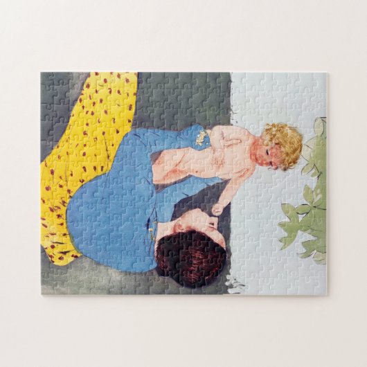 Mutter und Kind, Mary Cassatt Puzzle (Horizontal)