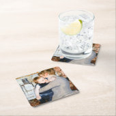 Mutter und Kind, Mary Cassatt Rechteckiger Pappuntersetzer (Vor Ort)