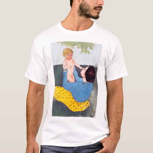 Mutter und Kind, Mary Cassatt T-Shirt (Vorderseite)