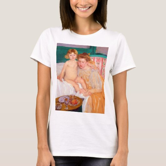 Mutter und Kind, Mary Cassatt T-Shirt (Vorderseite)