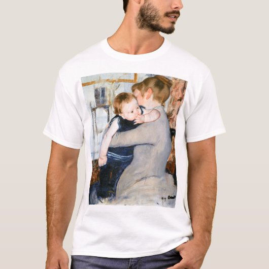 Mutter und Kind, Mary Cassatt T-Shirt (Vorderseite)