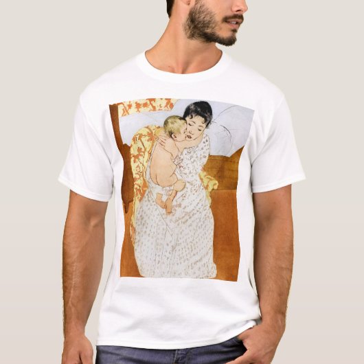 Mutter und Kind, Mary Cassatt T-Shirt (Vorderseite)