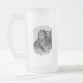Mutter und Kind Mattglas Bierglas (Links)