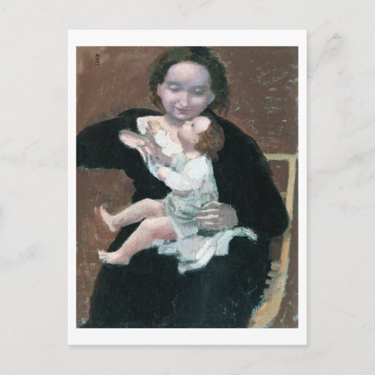 Mutter und Kind, Maurice Denis Postkarte (Vorderseite)